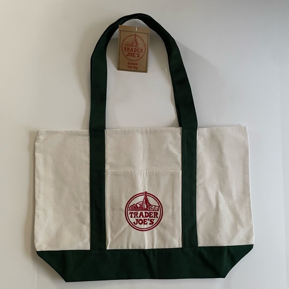 Trader Joe's Canvas Tote Bag Set - Picture 3 of 7